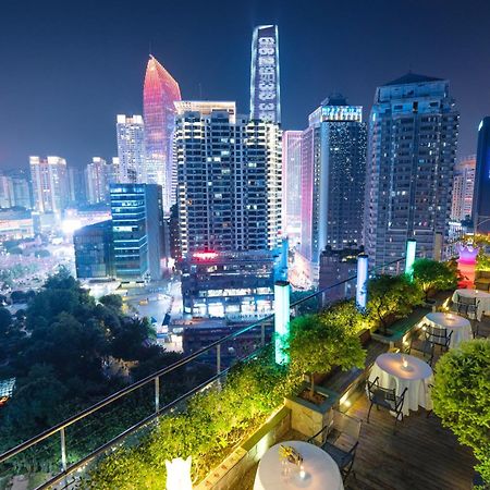 重庆江北观音桥高悦酒店地铁站店 Bagian luar foto